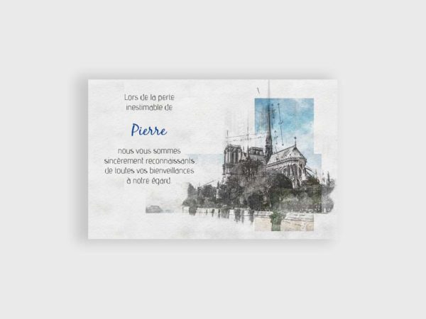 Notre Dame aquarelle