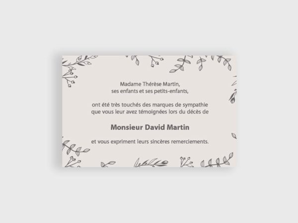 Feuillage taupe