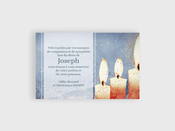 Aquarelle bougie