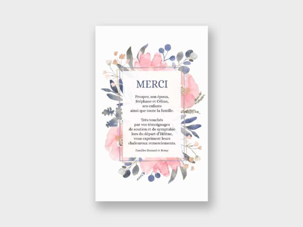 Aquarelle de fleurs